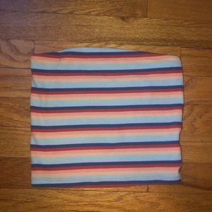American eagle pastel rainbow tube top